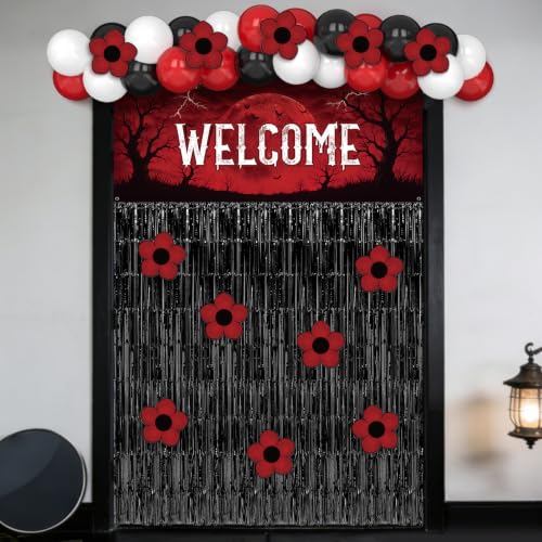 Halloween Forest Welcome Banner and Horror Party Decorations Set