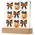 Fall Pumpkin Ghost Halloween Decorations for Indoor Home Shelf Display