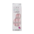 KISS Impress Color FX Press-On Nails - 30 Pcs Metallic Chrome & Cat Eye | Hassle-Free Removal, Medium Size