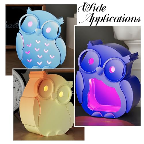 Food-Grade Silicone Owl Molds for Baking and Crafting - 7 Styles Halloween Decor