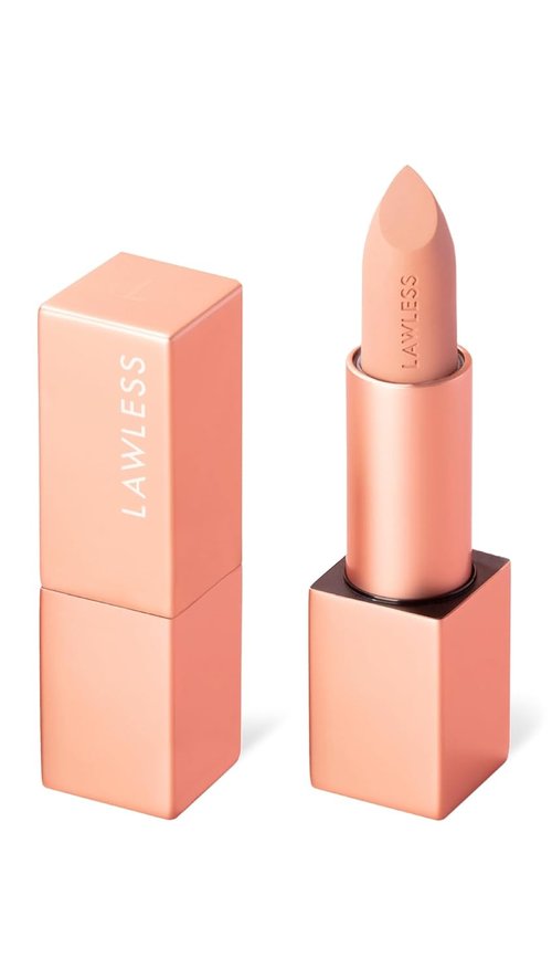 Lawless Forget The Filler Lip Plumping Satin Cream Lipstick - Platinum, 0.1 Ounce | Smooths Lines