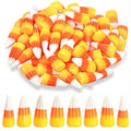 200 Pcs Halloween Fake Candy Corn Resin Decorations for Autumn DIY Crafts & Vase Fillers