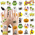 Halloween Temporary Tattoos for Kids 144 Pack with 12 Spooky Designs