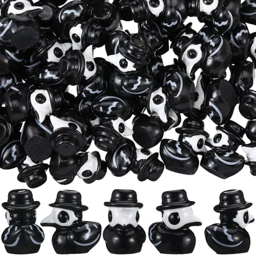 Halloween Mini Plague Doctor Figurine Set - Stylish Style, 50 Pieces