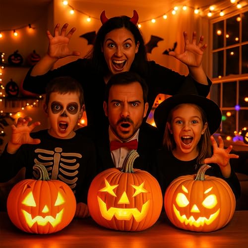 Pumpkin Carving Kit 24-Pieces Halloween Tools for Kids & Adults