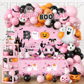 Pink Halloween Party Decorations Set for Girls | Spooky-Cute Birthday Supplies