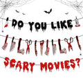 Halloween Horror Movie Banner Decoration - Glitter
