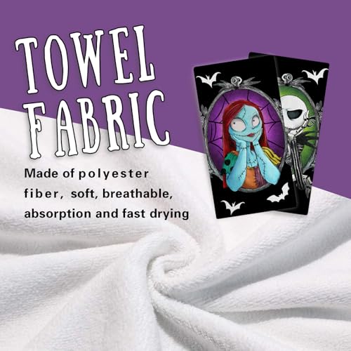 Halloween Jack Dish Towels Set of 2 - Farmhouse Kitchen Decor
