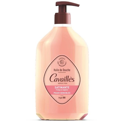 Rogé Cavaillès Satiny Shower Oil Argan and Rose Oils 500ml + 250ml Free
