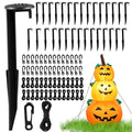 30 Sets Inflatable Stakes with Hooks and Ropes - 5.7 Inch Yard Tent Pegs