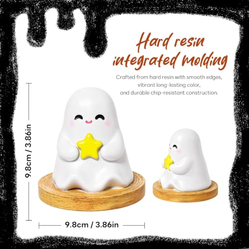 Mini Ghost Figurine Halloween Home Decoration - White2
