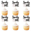 Spooky Ghost Cupcake Toppers - Baby's First Halloween Party Decoration - Spooky One Variation