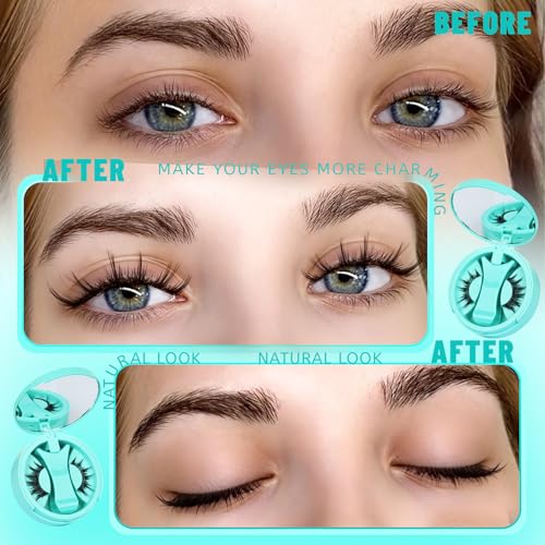 Sweety Magnetic Eyelashes with Applicator - Reusable Cat Eye & Manga Lashes, No Glue, Gift-Ready