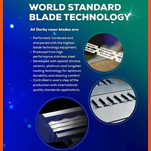 500 "Derby Professional" Single Edge Razor Blades for straight razor