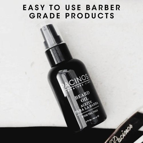 Pacinos Beard Oil - Hair Growth Moisturizing Oil with Natural Ingredients - 2 oz