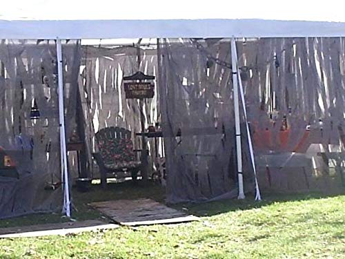 25 Ft. Creepy Halloween Cloth - Black, Gray, Purple, White - 2 Pack