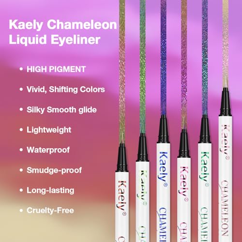 Purple Multichrome Liquid Eyeliner with Glitter - 1 Pack