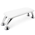 DONGYUNAI Arm Rest for Nails Tech, Big Manicure Hand Rest Nail Arm Rest Cushion Microfiber Leather Nail Cushion Technician Table Nail Art Accessories for Nails Toenails White