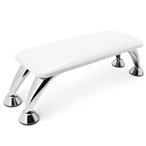 DONGYUNAI Arm Rest for Nails Tech, Big Manicure Hand Rest Nail Arm Rest Cushion Microfiber Leather Nail Cushion Technician Table Nail Art Accessories for Nails Toenails White