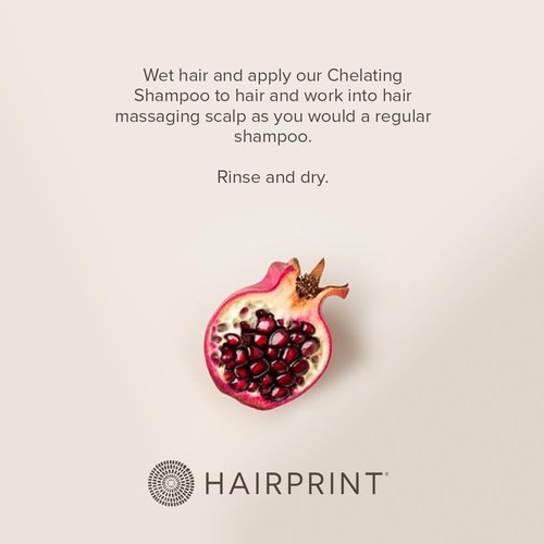 Hairprint Chelating Shampoo - Deep Cleansing Formula for Hard Water Residue | Gentle & Non-Toxic (8 Fl Oz)