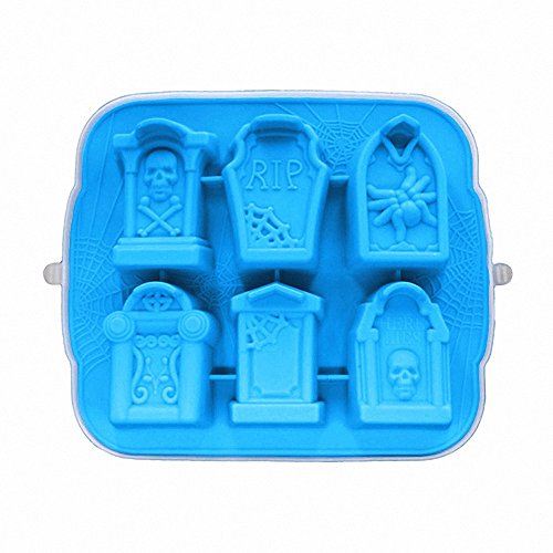 Halloween Tombstone Silicone Mold for Chocolate Candy Ice Cubes & Crafts