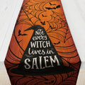Halloween Witch Hat Table Runner with Spider Web & Bats - Halloween Decorations - Variation of THIS listing