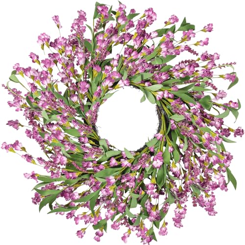 24-Inch Autumn Wreath for Front Door Fall Home Decor Handmade Harvest