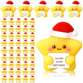 50 Pcs Xmas Star Inspirational Rubber Figures - Holiday Motivational Gifts