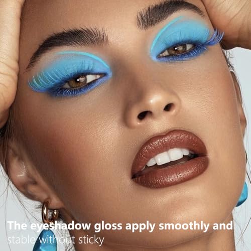 Colorful Matte Liquid Eyeshadow Set - Waterproof, Long-Lasting, Halloween Makeup - 6 Colors, Variation of Matte Colorful 2