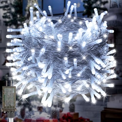 200FT 600LED Waterproof Christmas String Lights - 8 Modes, Indoor & Outdoor Decoration