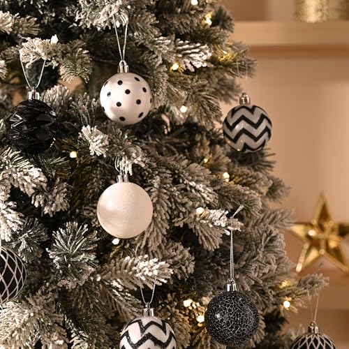 Valery Madelyn 30pcs Christmas Tree Ornaments Set 2 Inch - Modern Holiday Decor