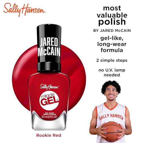 Long Lasting Red Nail Polish with Gel-Like Finish - No UV Lamp Needed