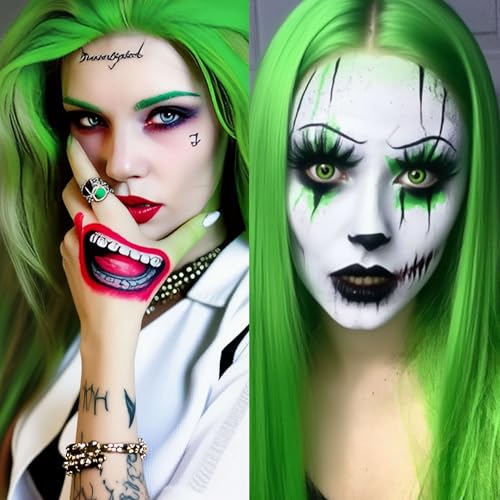 Temporary Hair Color Dye Lime Green - Halloween, Cosplay & St Patrick's Day