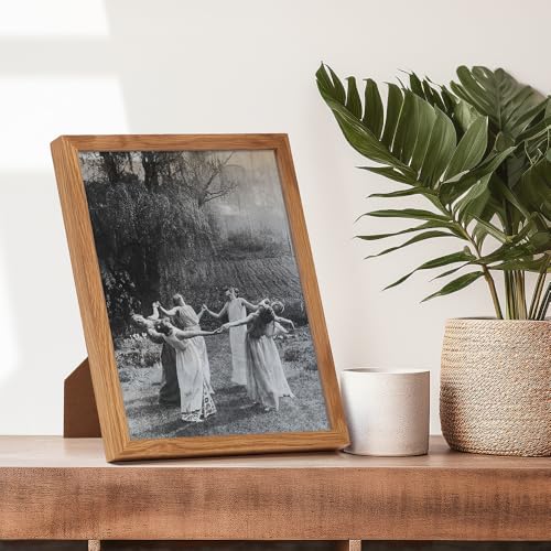 Wiccan Decor Framed Wall Art - Witch Coven Gothic Halloween - 10x8 Inches