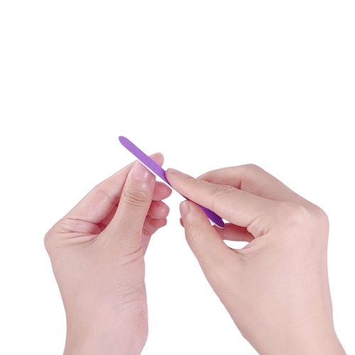 Mini Nail Files Bulk (400 Pcs), Double Sided Emery Board Nail File for Nature Nails, Manicure Tool Set Disposable Colorful Nail File for Home Salon Use Travel Size Men Women Kids Wood Board