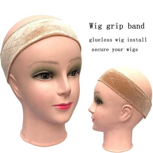 Miaubaa Wig Kit for Lace Front Wigs for Beginners 9PCs, Hair Wax Stick to Lay Hair, Lace Melting Elastic Band for Wigs, Eyebrow Razors, Tweezers, Edge Brush, Wig Grip Headband