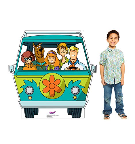 Cardboard People Mystery Machine Cardboard Cutout - Scooby-Doo, 45x45 Inches - Reusable Party & Decor Prop