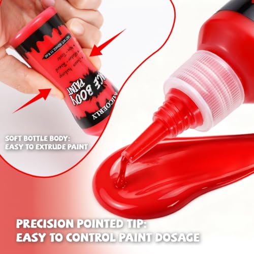 Light Grey Water-Based Face & Body Paint - 60mL - Halloween & Cosplay Makeup