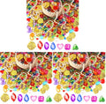 Small Pirate Treasure Pool Toys Set – Gems, Coins & Pearls, 246 pcs