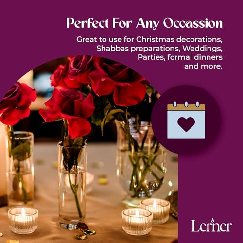 200 Pack Clear Tea Light Candles - 4.5 Hour Burn Time, Unscented, Bulk
