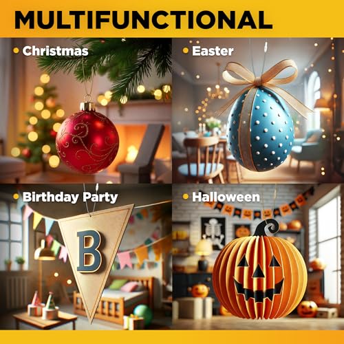 Christmas Ornament Hooks Set - Gold & Silver 200 Pcs with Snap for Tree Decoration