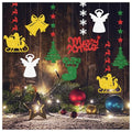 6Pcs Christmas Hanging Pull Flowers Decor - Holiday Ceiling & Tree Decorations