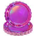 Iridescent Pink Party Plates 9 Inch - 30 Pack for Events & Celebrations Variation of THIS listing