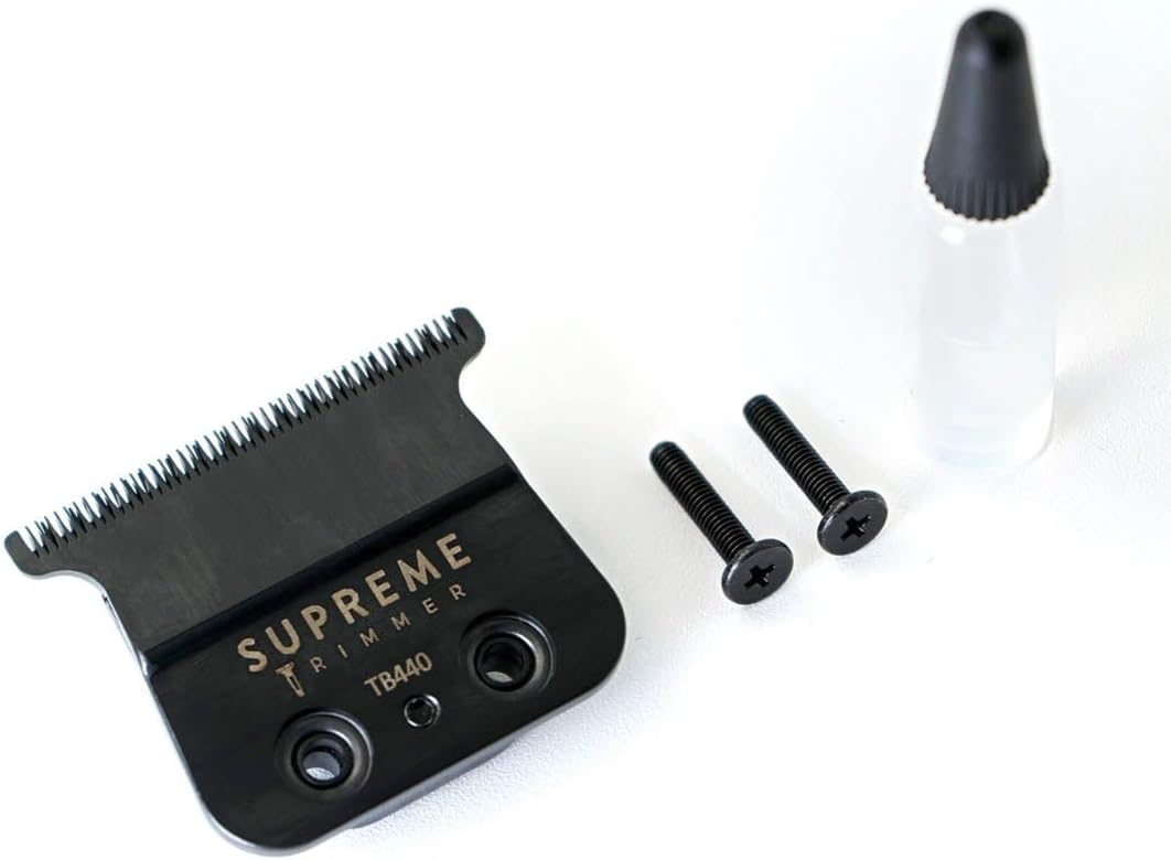 Supreme Trimmer T-Blade TB440 - 0 Gap Adjustable DLC Coated Stainless Steel Replacement Blade