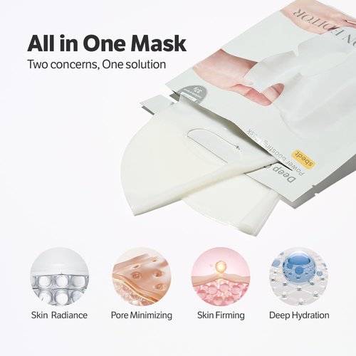 SUNGBOON EDITOR Deep Collagen Overnight Mask Hydrating Mask for Glass Skin, Wrinkle Care, Firming & Pore Refining 2,160,000PPB Collagen + 9 Peptides Korean Skincare, 4ea Valentines Day Gifts for Woman