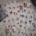 Halloween Red Spider Nail Stickers Set - Silver Web & Rhinestones for Manicure