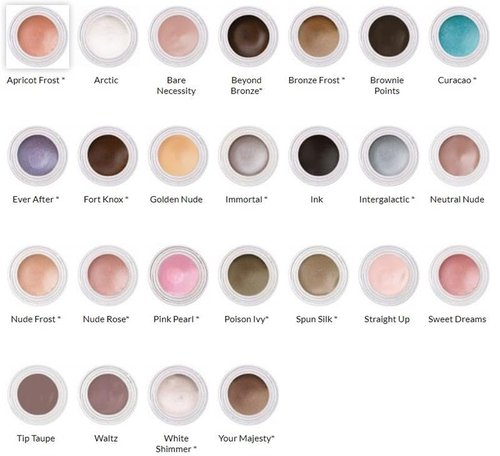 Jolie Waterproof Indelible Creme Eye Shadow - Apricot Frost | Long-Lasting 3g Formula