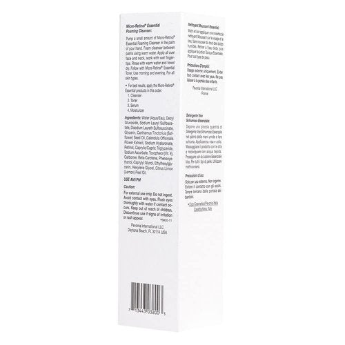 Pevonia Micro-Retinol Foaming Cleanser - Revitalize Skin | 4 Fl Oz