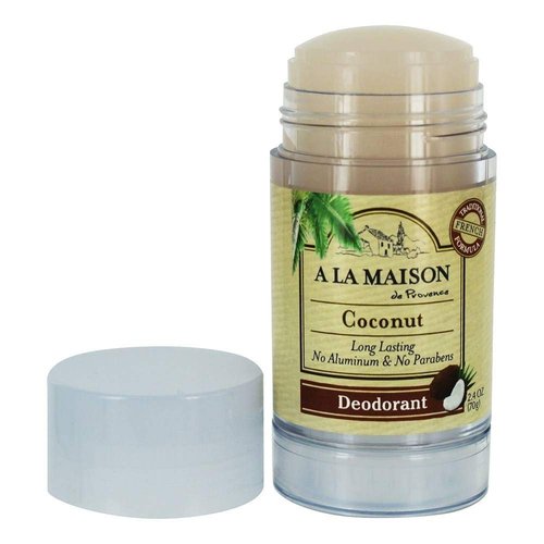 A La Maison Deodorant - Coconut Scent - 2.4 Fl Oz | Natural & Long-Lasting Protection