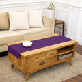 Purple Linen Table Runner 14x48 Inches - Classic Hemstitch, Handcrafted